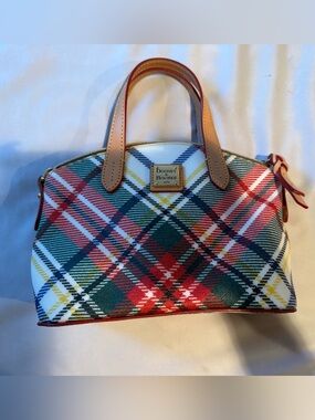 Dooney & Bourke Multicolor Plaid Mini Satchel
